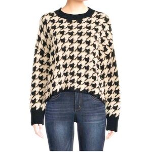 Max Studio houndstooth sweater